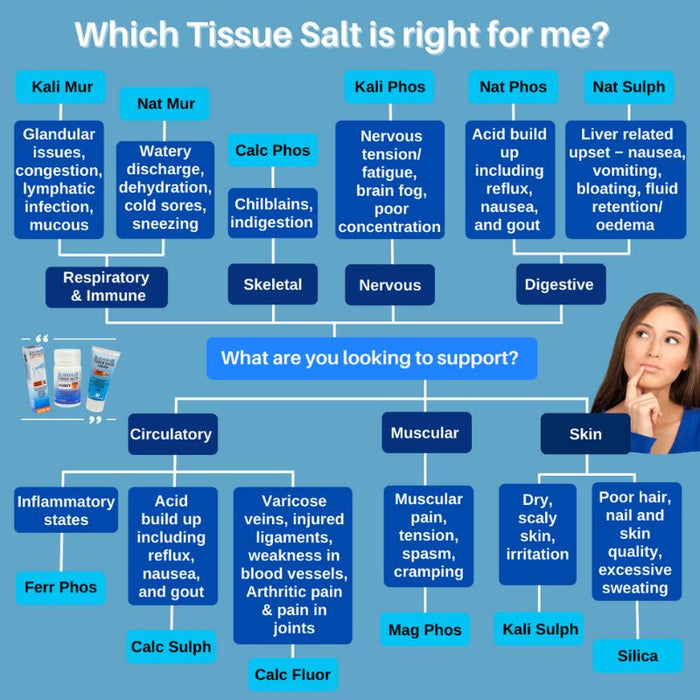 Schuessler Tissue Salts Combination 12 6X Tissue Salt 250 Tablets