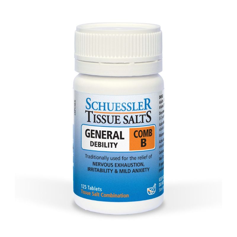 Schuessler Tissue Salts Combination B 125 Tablets