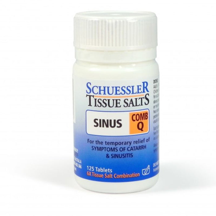 Schuessler Tissue Salts COMB (Q) Sinus Tablets 125