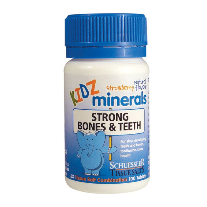 Schuessler Tissue Salts Kidz Minerals Strong Bones & Teeth Tablets 100