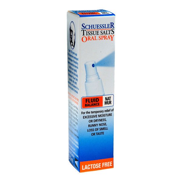 Schuessler Tissue Salts Oral Spray - Nat Mur Fluid Balance 30ml