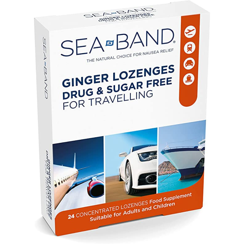 Sea-Band Anti-Nausea Ginger Lozenges 24pk