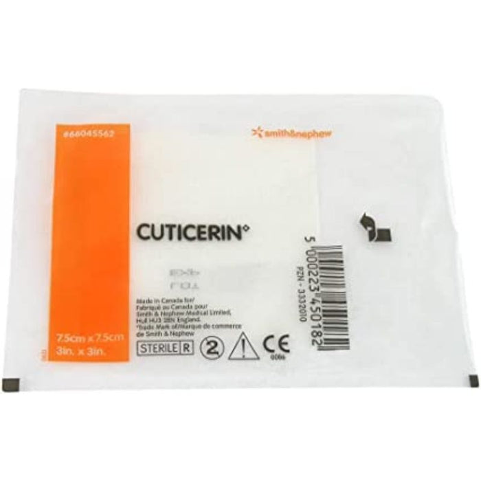 Smith & Nephew CUTICERIN - Low-Adherent Surgical Gauze Dressing 7.5cmx7.5cm