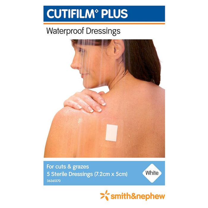 Smith & Nephew CUTIFILM Plus Transparent Dressing 7.2cmx5cm