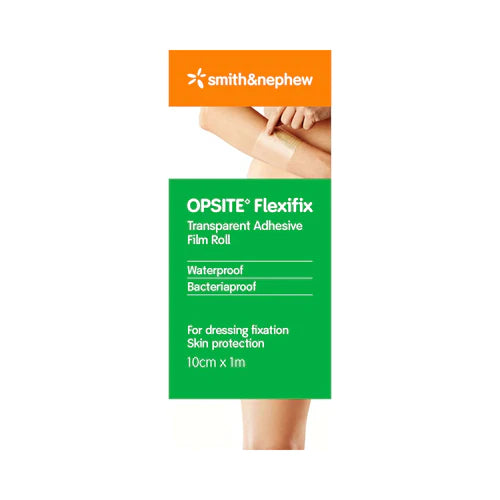 Smith & Nephew OPSITE Flexifix Transparent Adhesive Film Roll 10cm X 1m