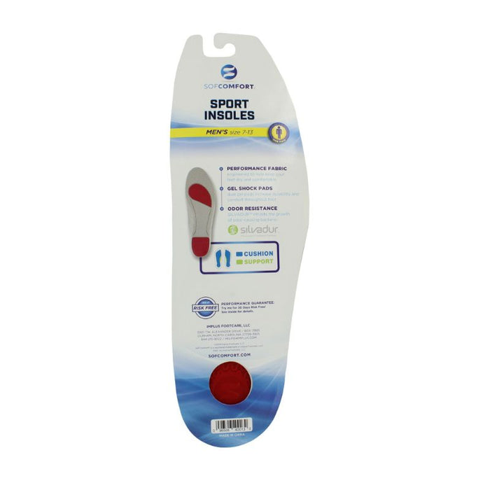 Sof Comfort Sport Insoles Mens 7-13
