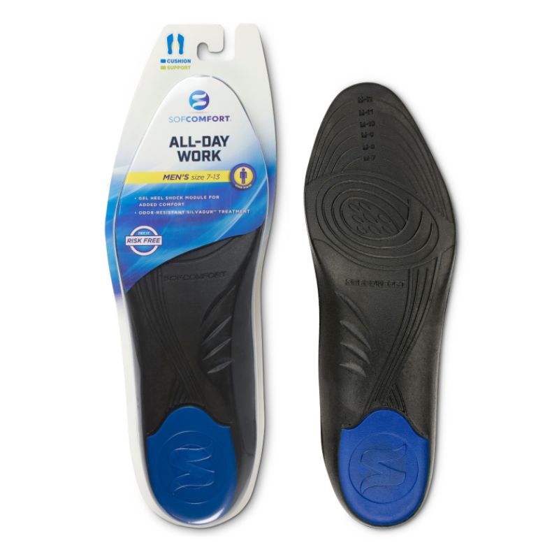 Sof Comfort All-Day Work Insole Mens 7-13