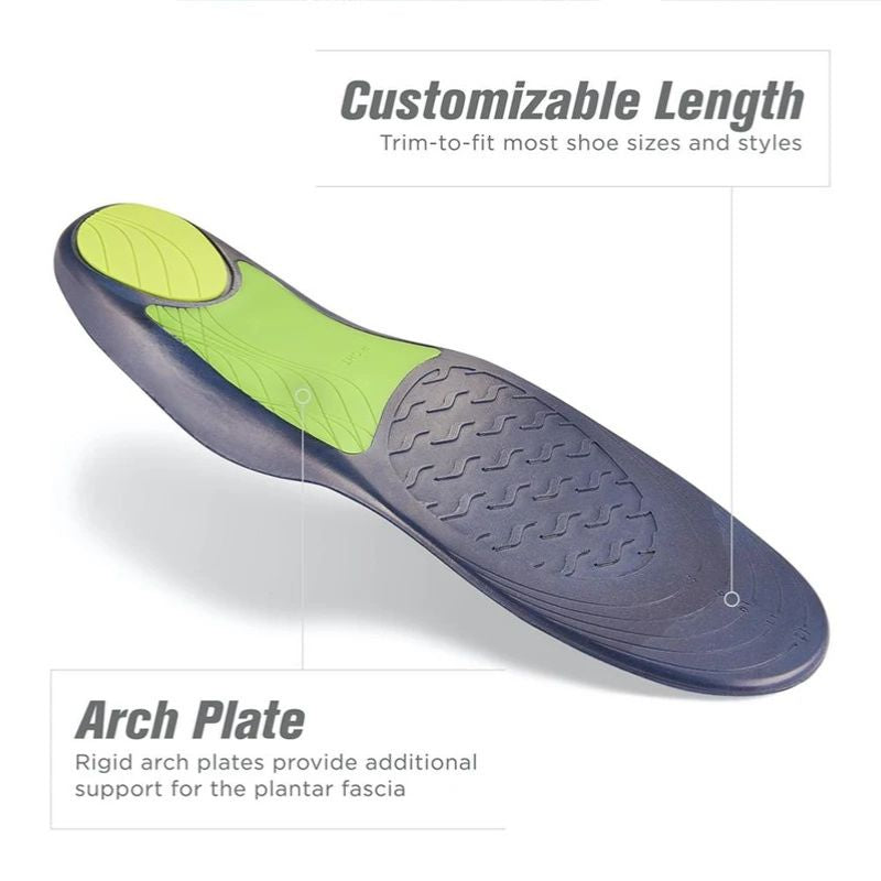Sofcomfort Plantar Fascia Orthotic Insoles Mens 8-13