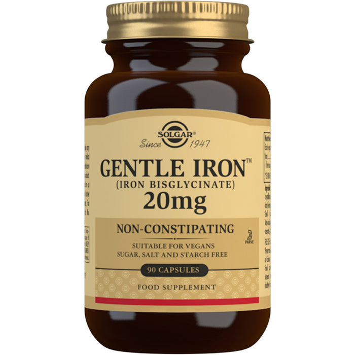 Solgar Gentle Iron 20mg Capsules 30