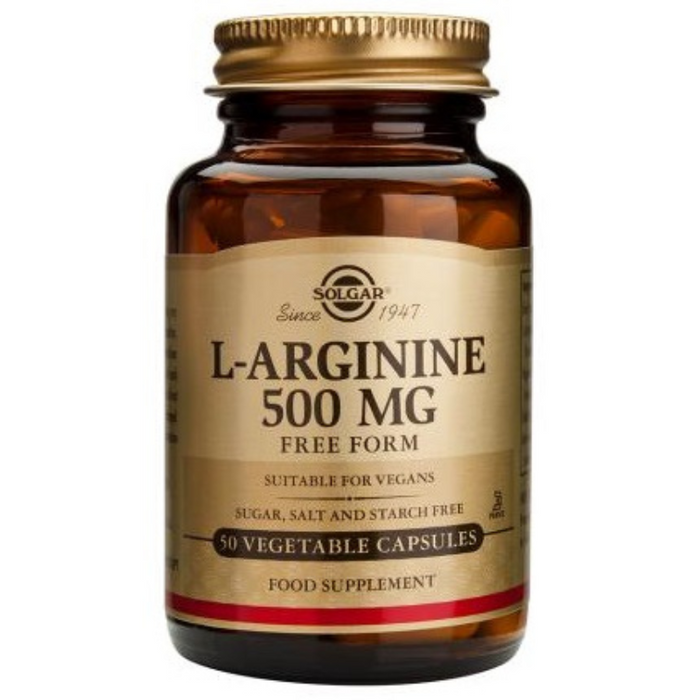 Solgar L-Arginine 500mg Tablets 50