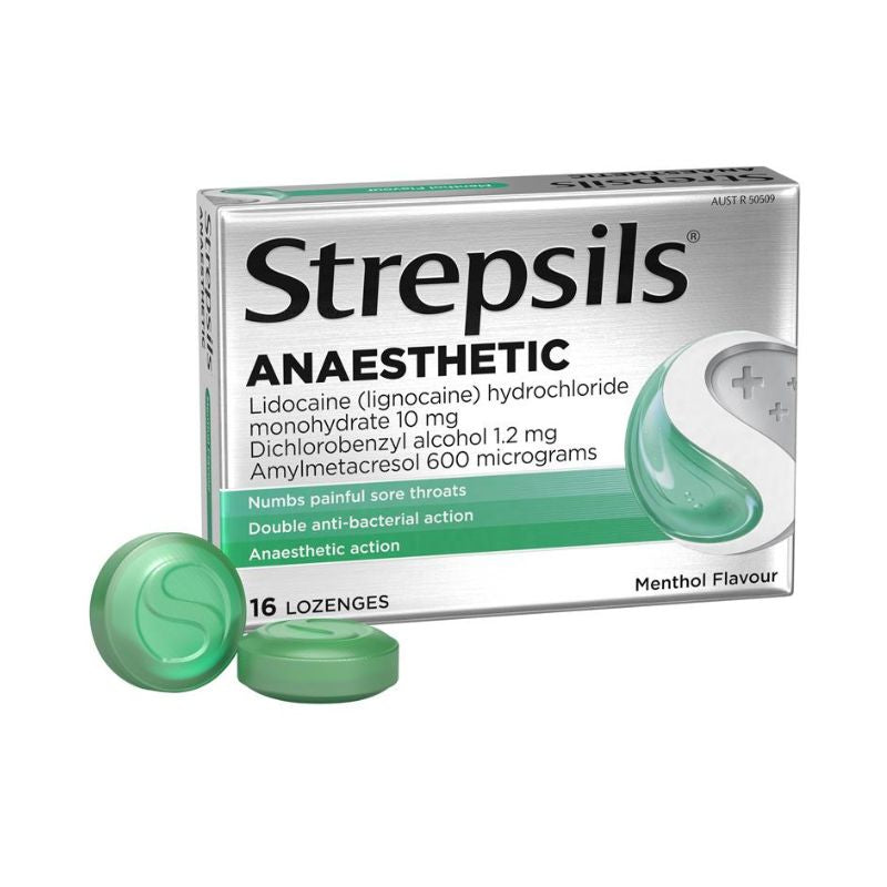 Strepsils Plus Anaesthetic Lozenges 16 - Menthol