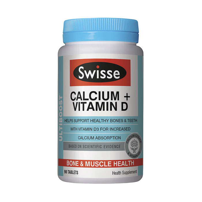 Swisse Calcium + Vitamin D Tablets 90