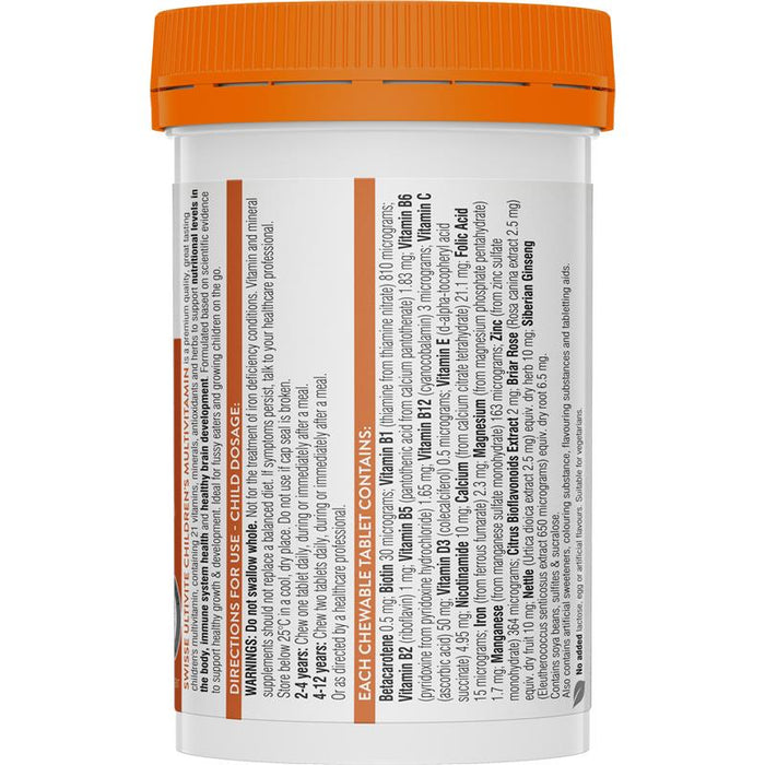 Swisse Childrens Multivitamin Chewable Tablets 120 - Orange