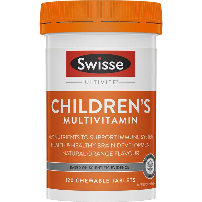 Swisse Childrens Multivitamin Chewable Tablets 120 - Orange