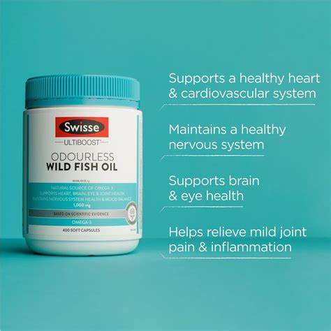 Swisse Odourless Wild Fish Oil 1000mg Capsules 500
