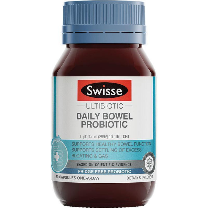 Swisse Ultibiotic Daily Bowel Probiotic Capsules 30