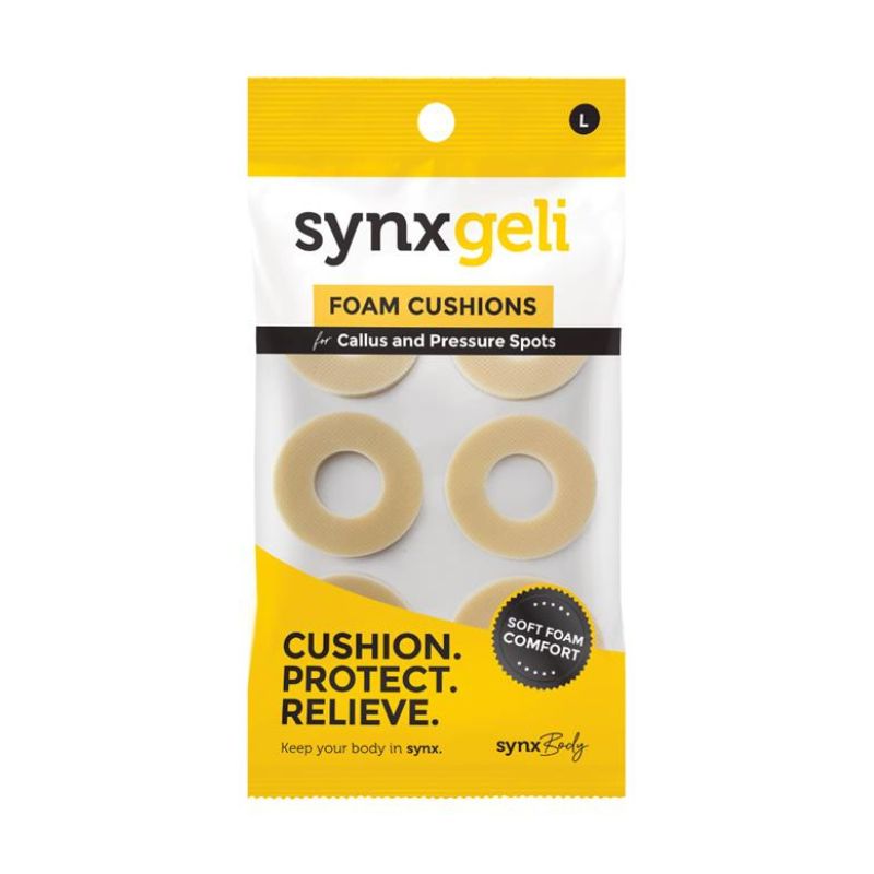 Synxgeli Foam Cushions For Callus & Pressure Spots 6 Pack