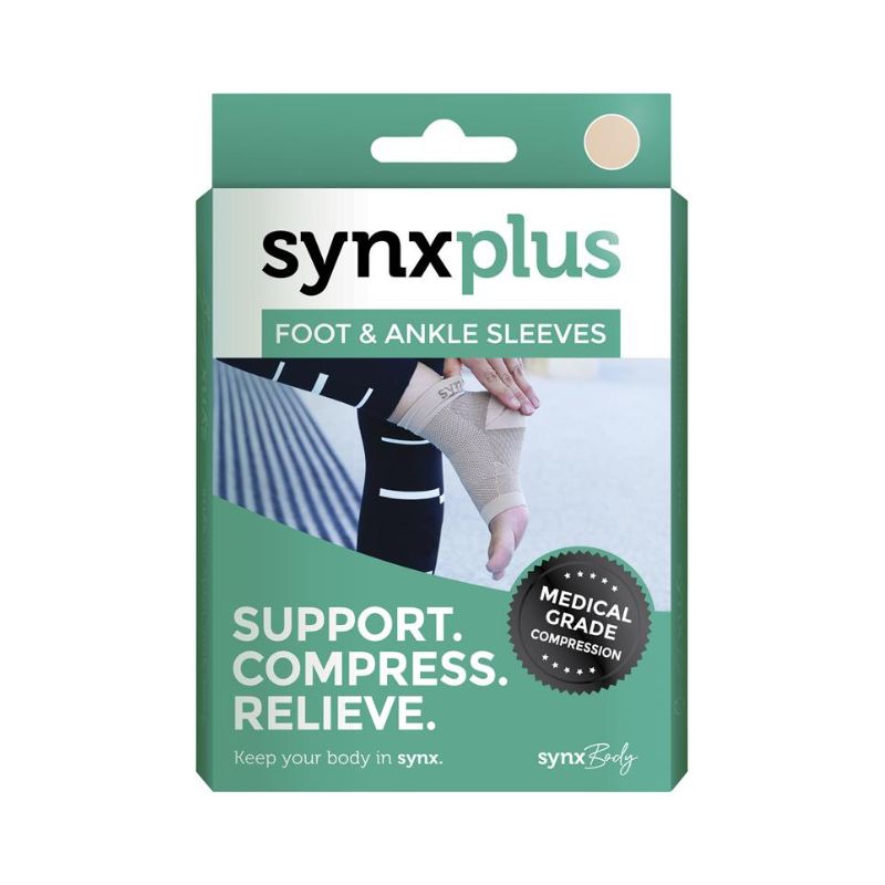 Synxplus Foot & Ankle Sleeve X-Large Nude