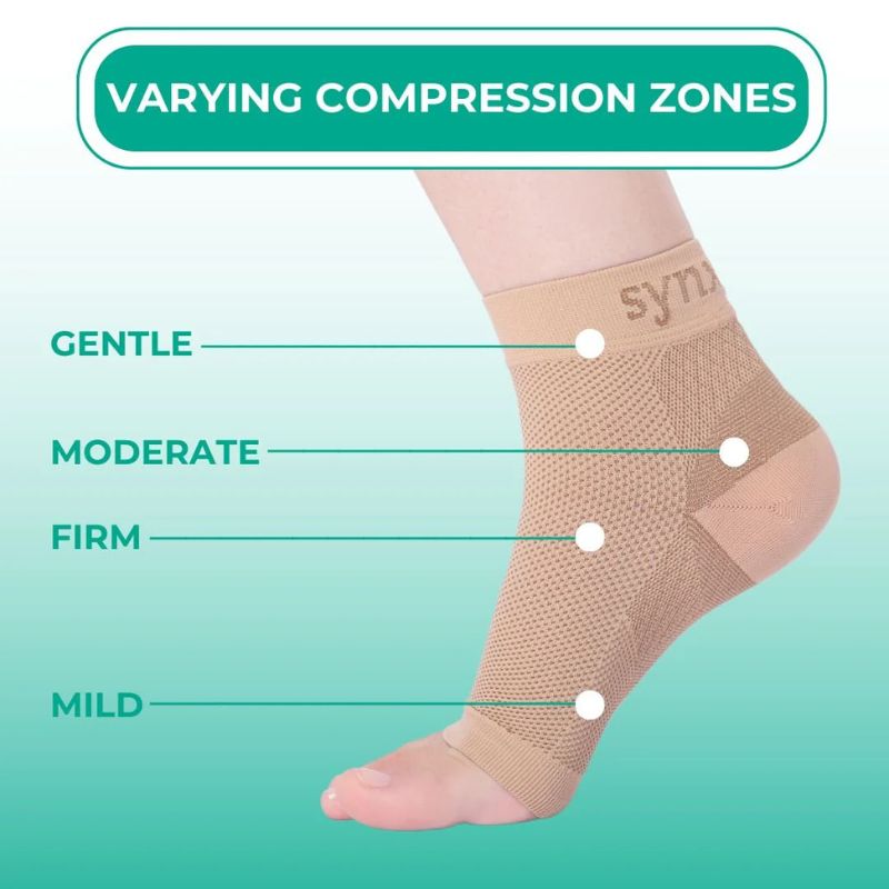 Synxplus Foot & Ankle Sleeve Large Nude