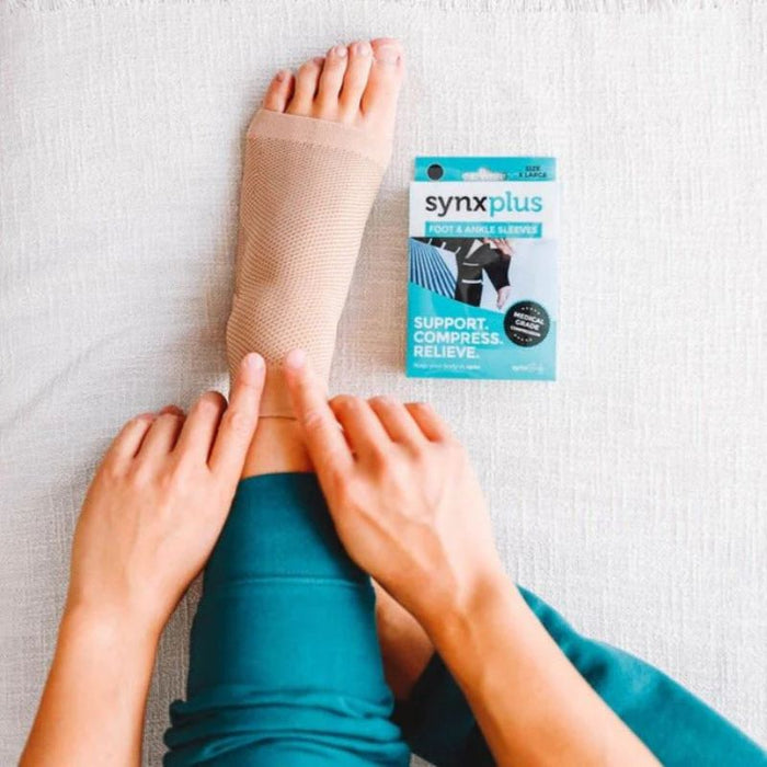 Synxplus Foot & Ankle Sleeve Large Nude