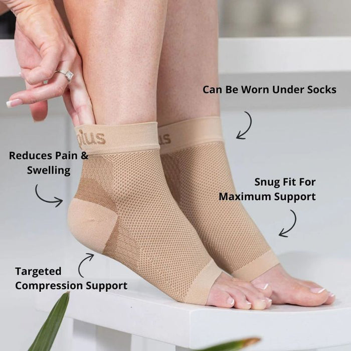 Synxplus Foot & Ankle Sleeve Large Nude