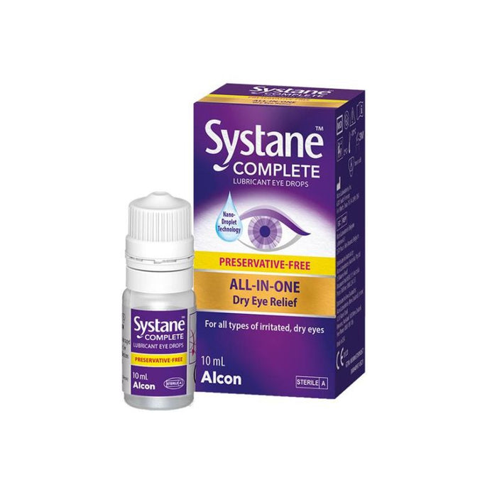 Systane Complete Preservative Free Lubricant Eye Drops 10ml