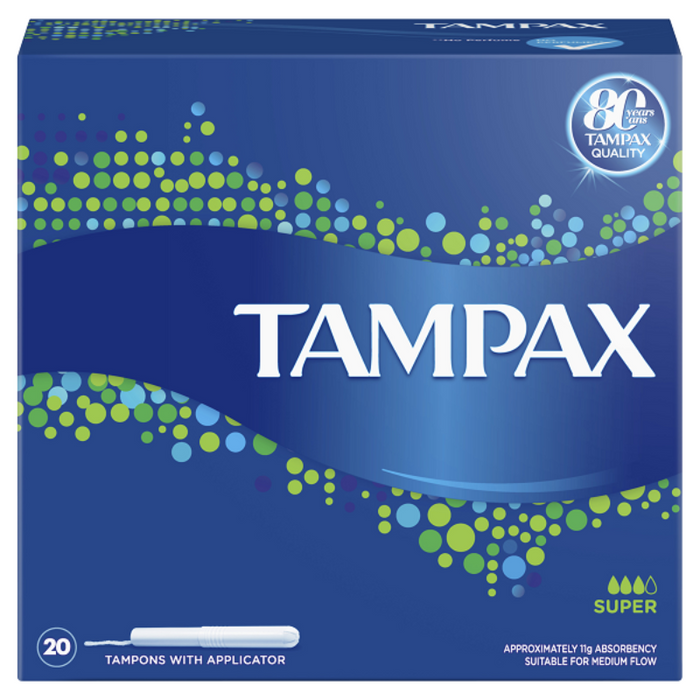 Tampax Tampons with Applicator SUPER 20