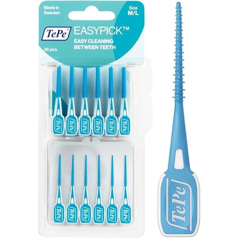 TePe EasyPick Turquoise M/L 36 pcs — Highbrook Pharmacy