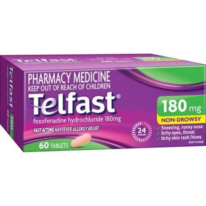 TELFAST 180mg Tablets 60