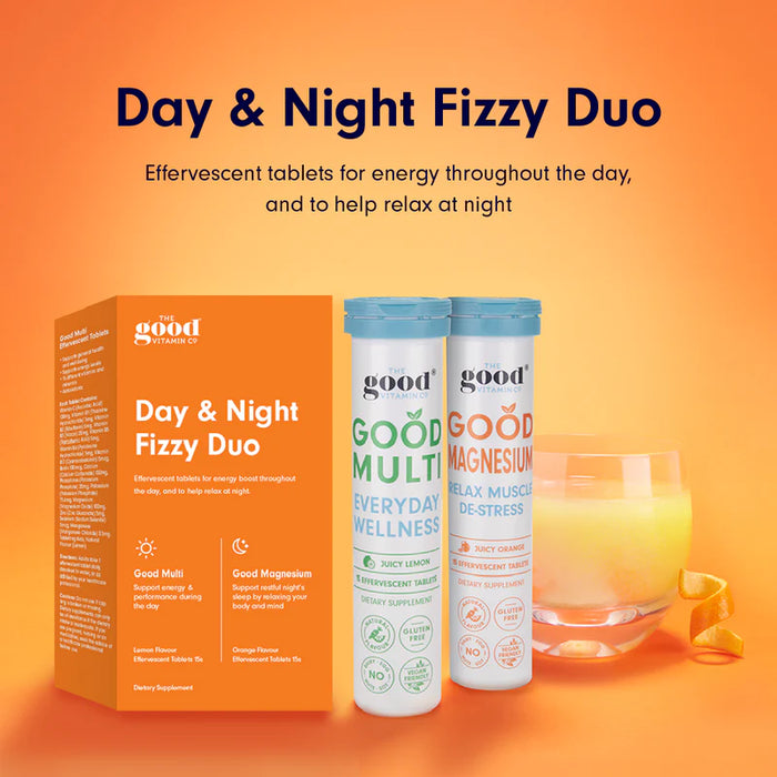 The Good Vitamin CO Day & Night Fizzy Duo Effervescent Tablets 2 x 15