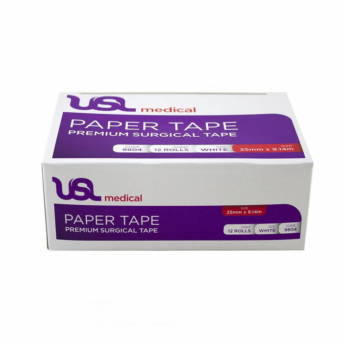 USL Medical Paper Tape 25mm x 9.14m