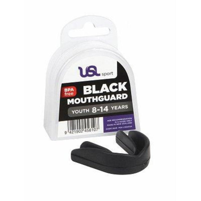 USL Sport Mouthguard Youth BLACK 8 14 Years