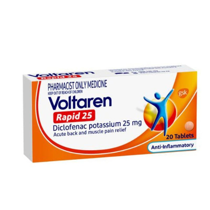 Voltaren Rapid Tabs 25mg 20s