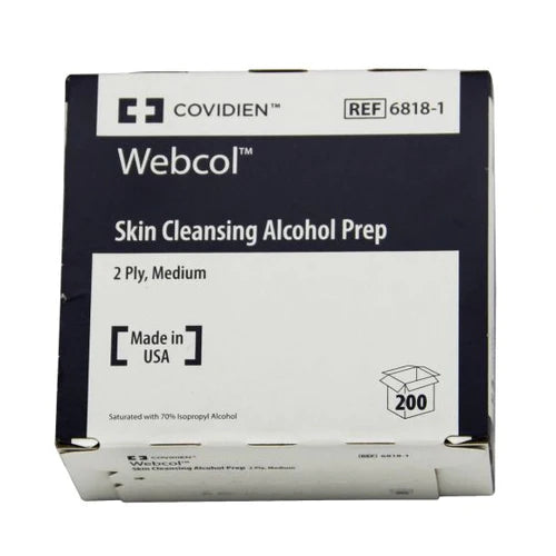 Webcol Alcohol Swab 70% Box200