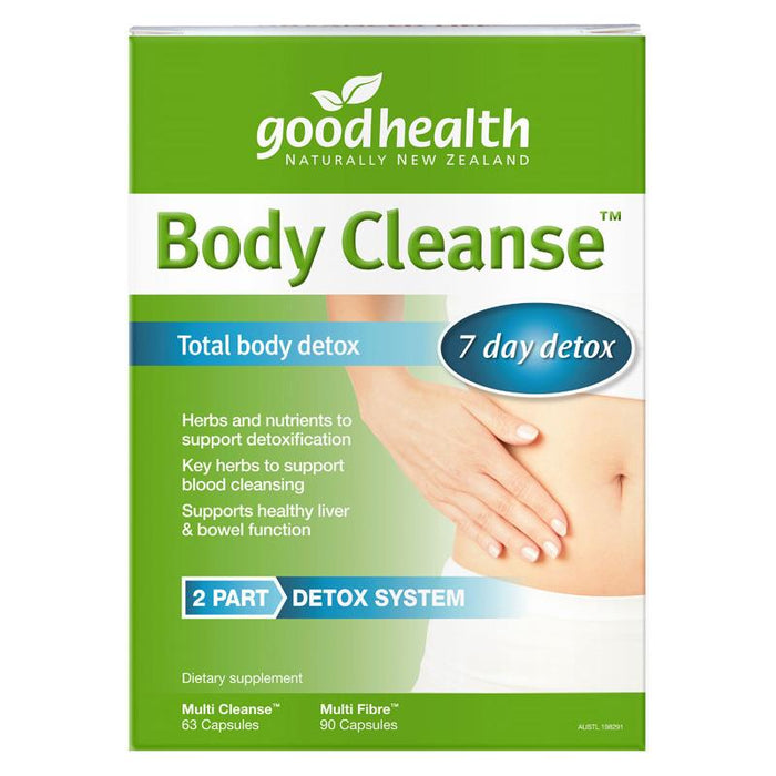 Good Health Body Cleanse Detox Kit Capsules 60/93