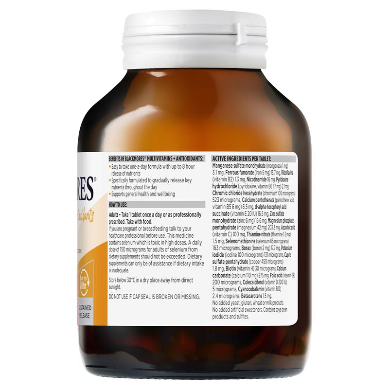 Blackmores Multivitamins + Antioxidants Tablets 180
