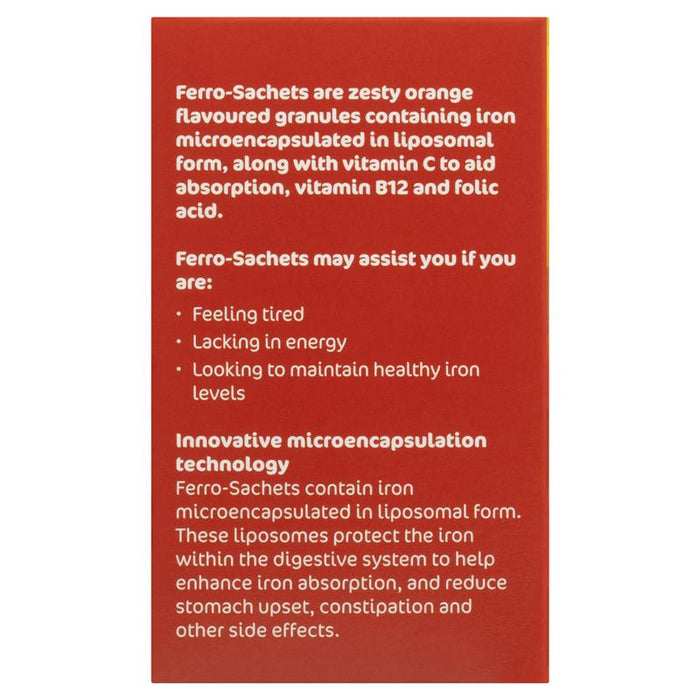 Ferro-Sachets Liposomal Iron Granules Sachets 28x1.5g - Zesty Citrus