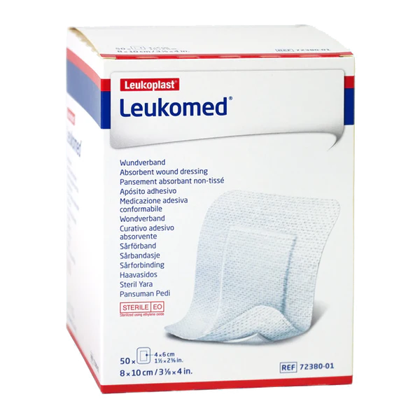 leukomed dressing white singles 8x10cm