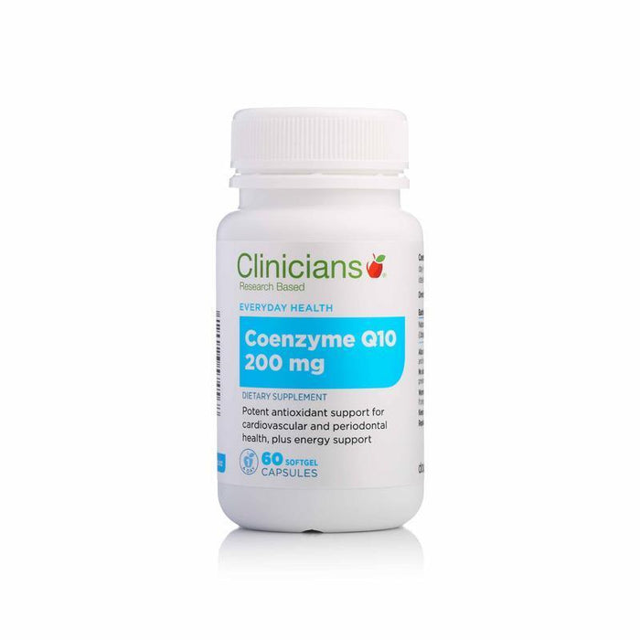 Clinicians Coenzyme Q10 200mg Capsules 60