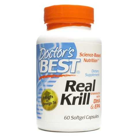 Doctors Best - Real Krill Superba Krill Softgels 60