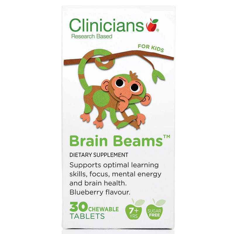 Clinicians Kids Brain Beams Chewable Tablets 30
