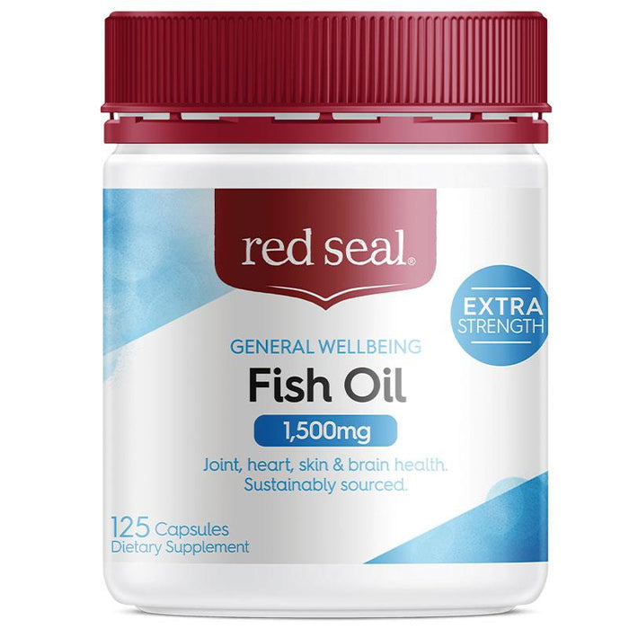 Red Seal Fish Oil 1500mg Capsules 125