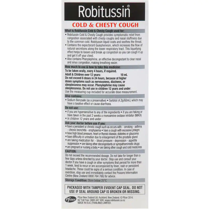 ROBITUSSIN Cold&Chesty Cough 200ml