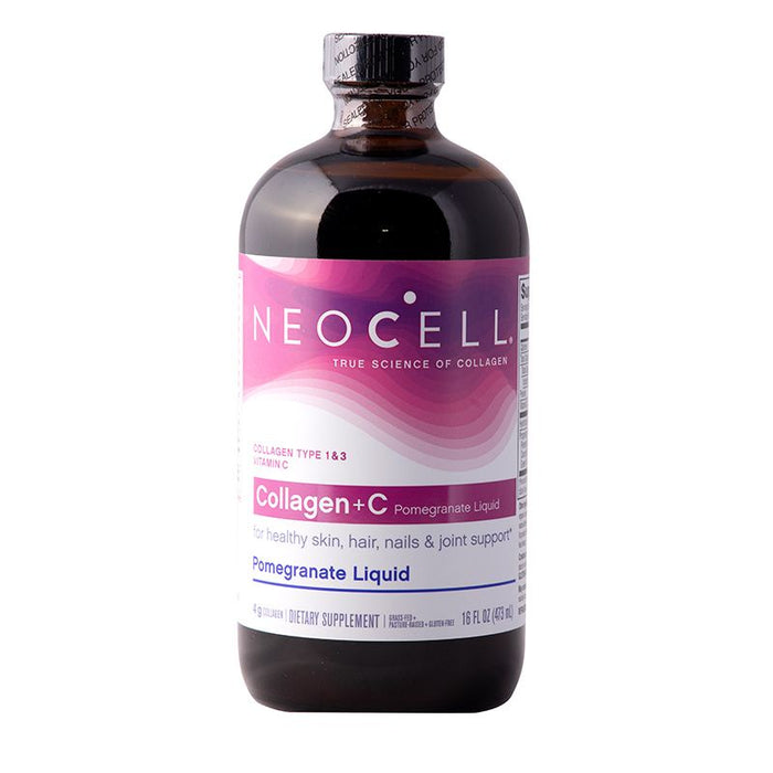 NeoCell Collagen + C Liquid 473ml - Pomegranate