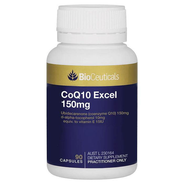 Bioceuticals CoQ10 Excel 150mg 90 Softgel Capsules