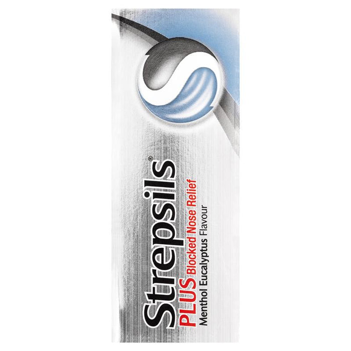 Strepsils Plus Blocked Nose Relief Lozenges 36 - Menthol Eucalyptus