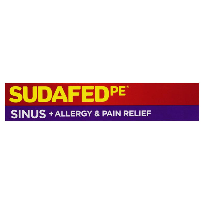 Sudafed PE Sinus + Allergy & Pain Relief tablets 24