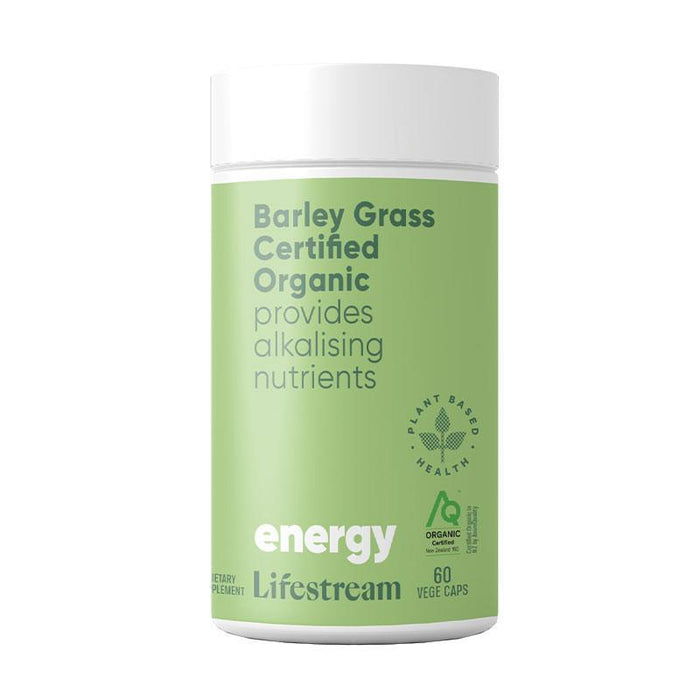 Lifestream Barley Grass Certified Organic Vege Caps 60