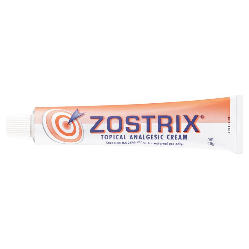 Zostrix 0.025% Topical Analgesic Cream 45g