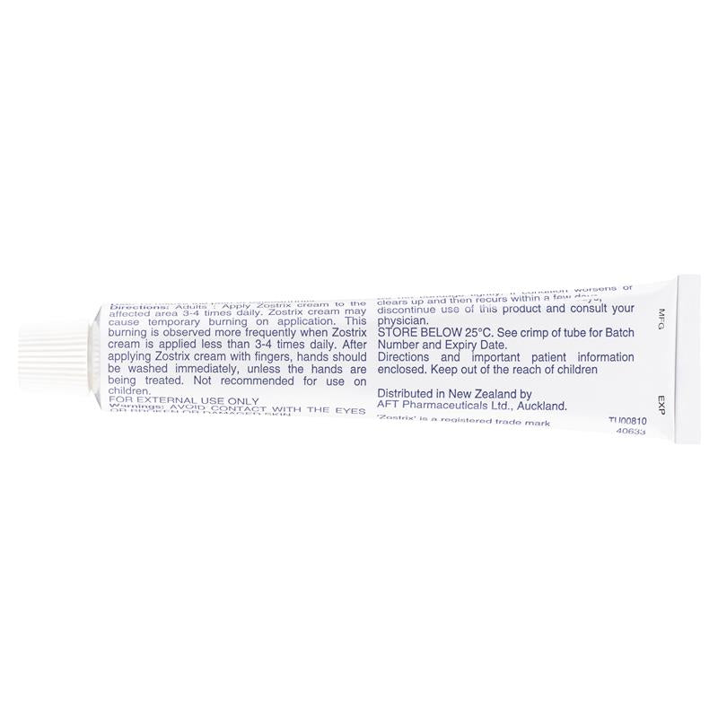 Zostrix 0.025% Topical Analgesic Cream 45g